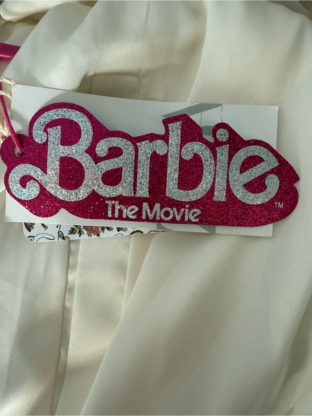Zara X Barbie The Movie Reversible Satin Effect Bomber Jacket Size Small NWT - Picture 8 of 8